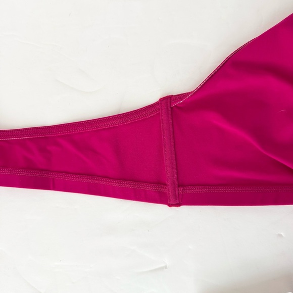 NWT ERES “Compact Stud” Full Cup Triangle Bikini Top with Braided Circle Pink - Picture 11 of 16